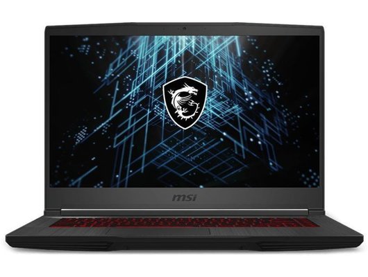 Ноутбук игровой MSI GF63 Thin 12VE/9S7-16R821-637/Core i5-12450H/16GB/256GB/15.6FHD 144Hz/RTX 4050 6GB/DOS черный