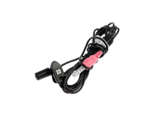 Микрофон Defender MIC-109 на прищепке, черный