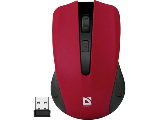 Мышь беспроводная Defender Accura MM-935 красный