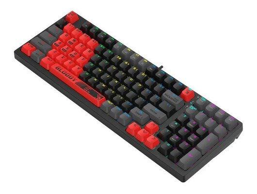 Клавиатура проводная игровая A4Tech Bloody S98 механическая красный/черный (SPORTS RED)