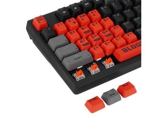Клавиатура проводная игровая A4Tech Bloody S98 механическая красный/черный (SPORTS RED)