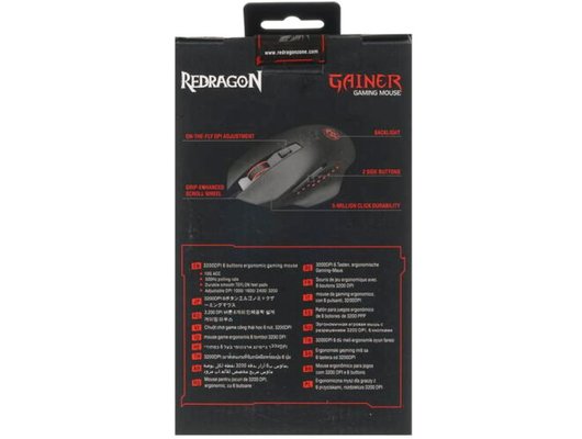 Мышь проводная игровая Redragon Gainer