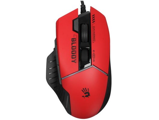 Мышь проводная игровая A4Tech Bloody W95 Max Sports красный/черный