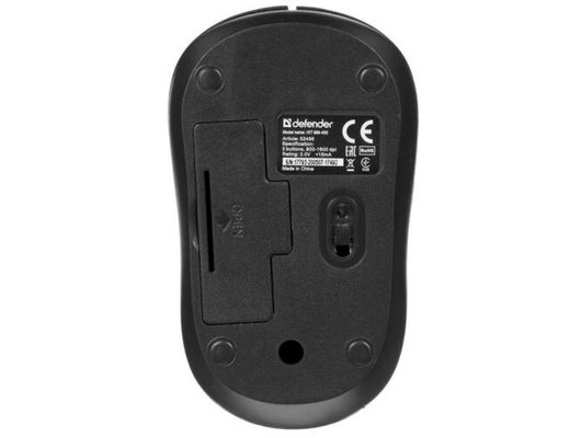 Мышь беспроводная Defender Hit MM-495 черный