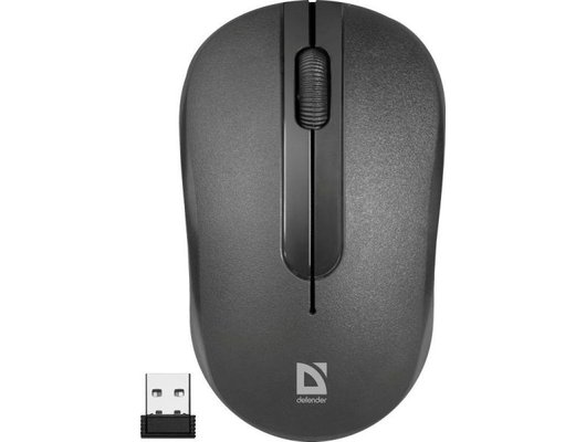 Мышь беспроводная Defender Hit MM-495 черный