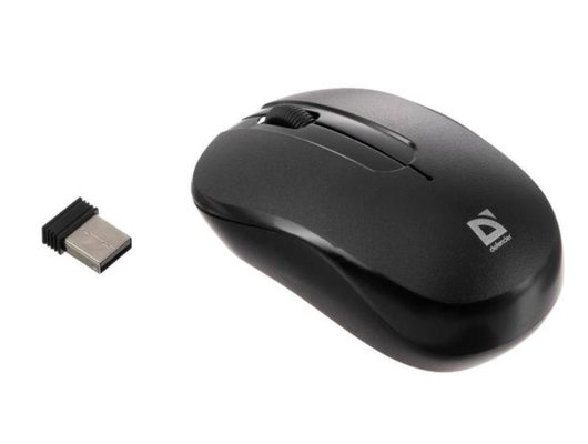 Мышь беспроводная Defender Hit MM-495 черный