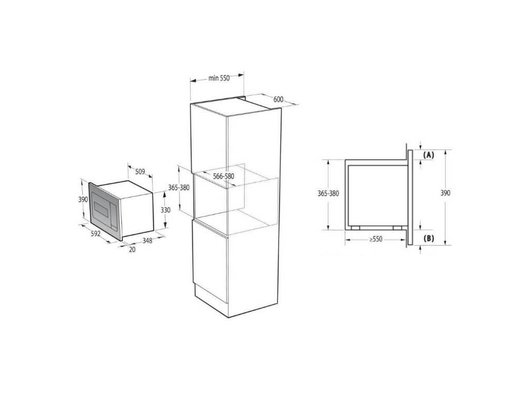 Встраиваемая микроволновая печь GORENJE BM235G1SYW
