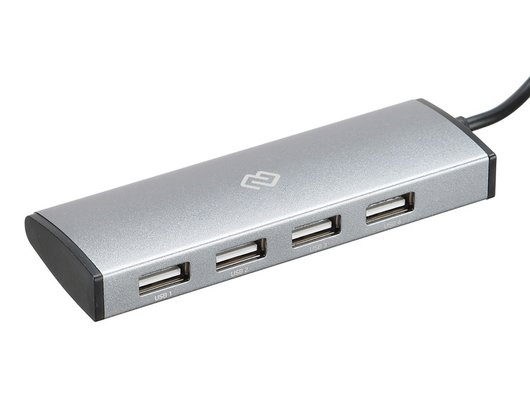 Разветвитель Digma HUB-4U USB-C 2.0-UC-DS