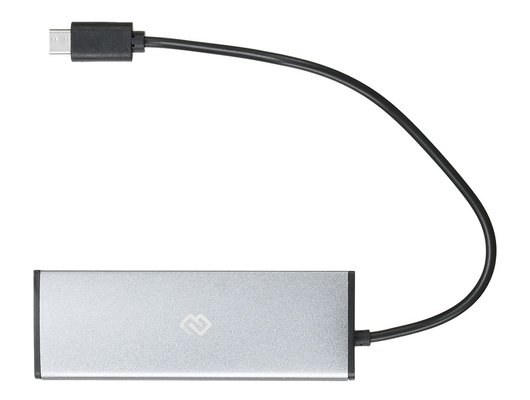 Разветвитель Digma HUB-4U USB-C 2.0-UC-DS