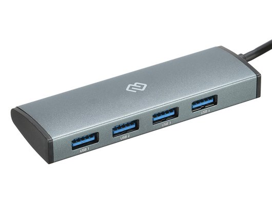 Разветвитель Digma HUB-4U USB-C 3.0-UC-G