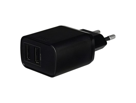 Зарядное устройство TFN СЗУ RAPID+ 2USB 2.4A 12W black (TFN-WCRPD12W2UBK)