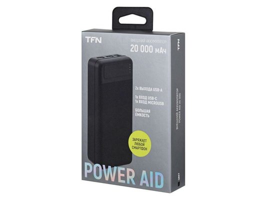 Внешний аккумулятор TFN 20000mAh PowerAid black (TFN-PB-279-BK)