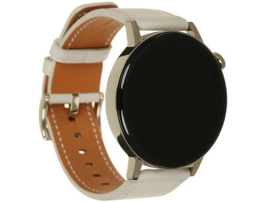 Смарт часы HUAWEI WATCH GT 3 WHITE LEATHER STRAP (MILO-B19V)
