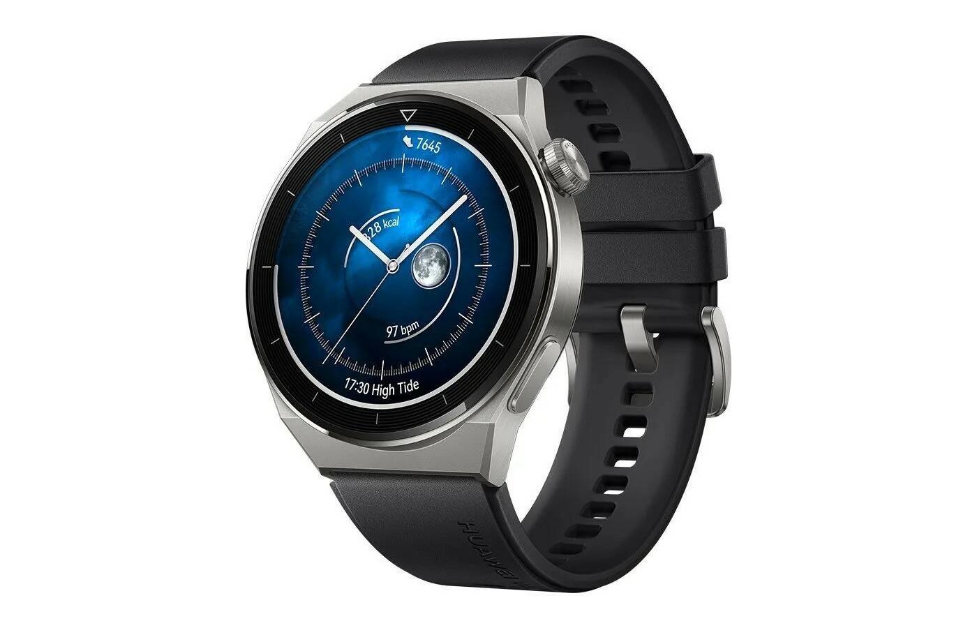 Смарт часы HUAWEI WATCH GT 3 PRO BLACK FLUOROELASTOMER STRAP (ODIN-B19S) -  купить в интернет-магазине RBT.ru. Цены, отзывы, характеристики и доставка  в Челябинске