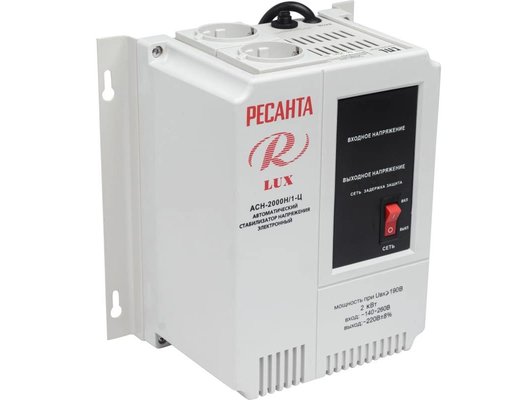 Стабилизатор напряжения РЕСАНТА АСН-2000Н/1-Ц Lux