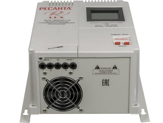 Стабилизатор напряжения РЕСАНТА АСН-5000Н/1-Ц Lux