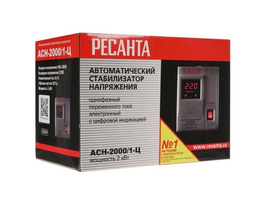 Стабилизатор напряжения РЕСАНТА АСН-2000/1-Ц
