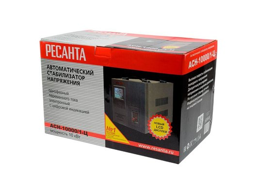 Стабилизатор напряжения РЕСАНТА АСН-10000/1-Ц