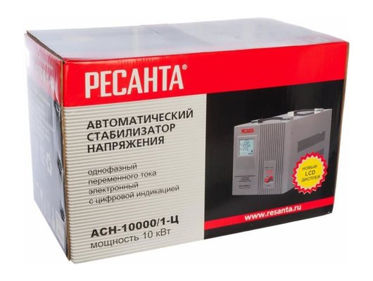 Стабилизатор напряжения РЕСАНТА АСН-10000/1-Ц