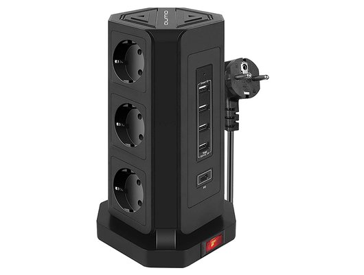 Сетевой фильтр с USB Qumo Power Tower PRO PD 8SP4U (P-0004)