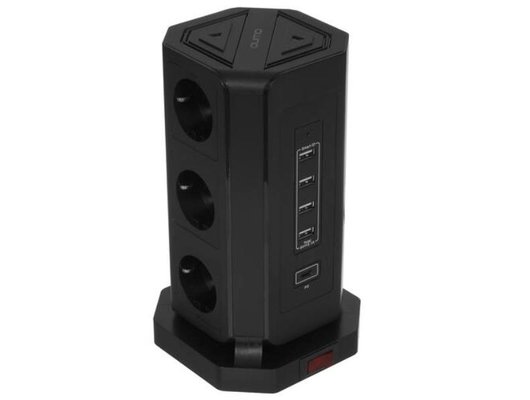 Сетевой фильтр с USB Qumo Power Tower PRO PD 8SP4U (P-0004)