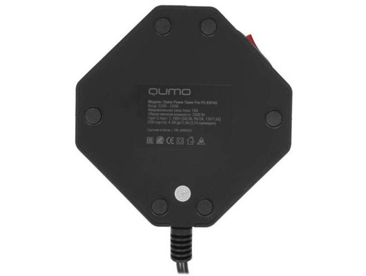 Сетевой фильтр с USB Qumo Power Tower PRO PD 8SP4U (P-0004)