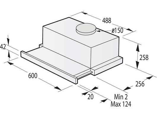 Вытяжка GORENJE TH606E7B