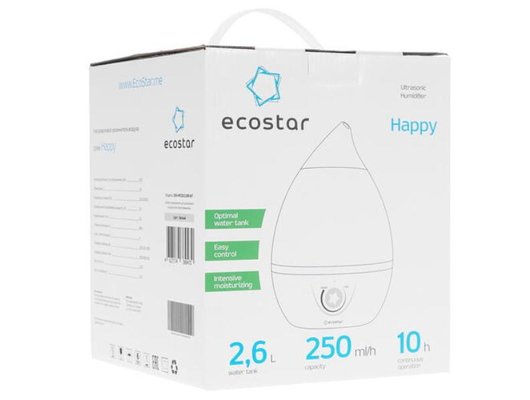 Увлажнитель воздуха Ecostar HAPPY ESH-HP250/2.6M-WT