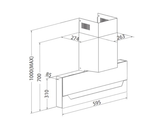 Вытяжка HAIER HVX-W682CBX