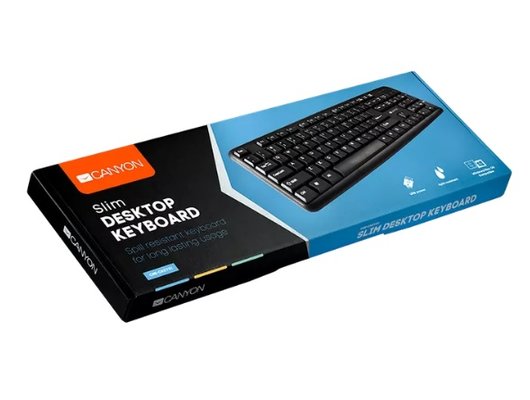 Клавиатура проводная Canyon CNE-CKEY01-RU