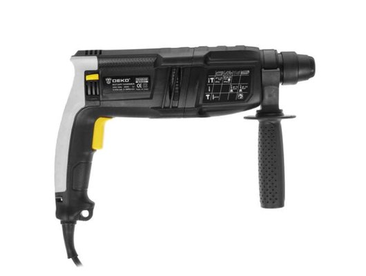 Перфоратор DEKO DKH850W в кейсе с набором из 5 буров SDS+ 063-4111