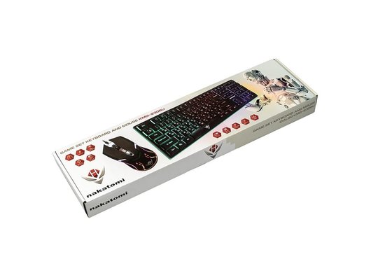 Клавиатура+мышь Nakatomi KMG-2305U Black