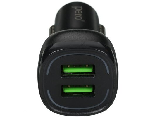 Зарядное устройство PERO AC04 2USB 2.4A AUTOMAX черный
