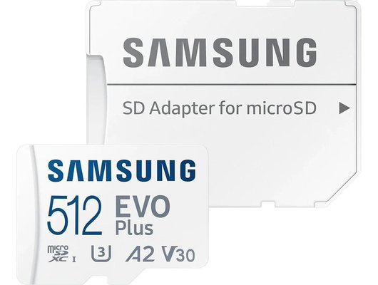 Карта памяти Samsung microSDXC 512Gb EVO Plus+адаптер MB-MC512 (ПИ)