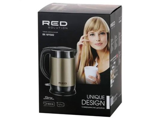 Чайник электрический RED SOLUTION RK-M1582 золотой