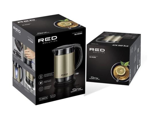 Чайник электрический RED SOLUTION RK-M1582 золотой