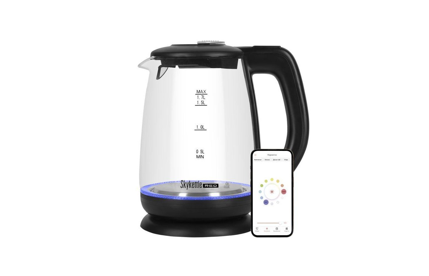 Чайник электрический RED SOLUTION SkyKettle RK-G212S черный - купить в  интернет-магазине RBT.ru. Цены, отзывы, характеристики и доставка в  Челябинске