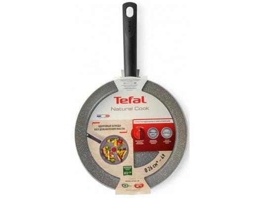Сковорода TEFAL Natural Cook 26 с кр.