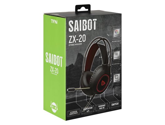Игровые наушники проводные TFN Saibot ZX-20