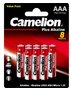Батарейка Camelion Plus Alkaline LR03 8 шт
