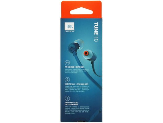 Гарнитуры JBL T110 синий