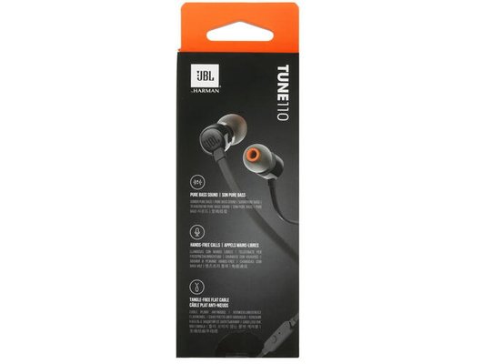 Гарнитуры JBL T110 черная
