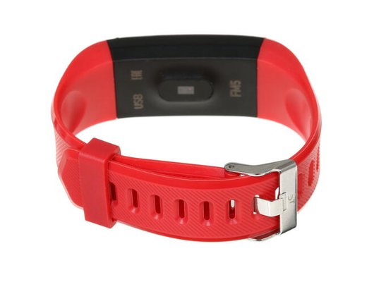 Фитнес-браслет Smarterra FitMaster 5 Красный +Черный ремешок /SMFT-05RBL/
