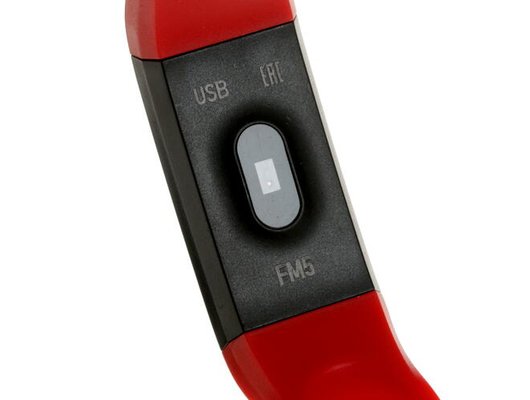 Фитнес-браслет Smarterra FitMaster 5 Красный +Черный ремешок /SMFT-05RBL/
