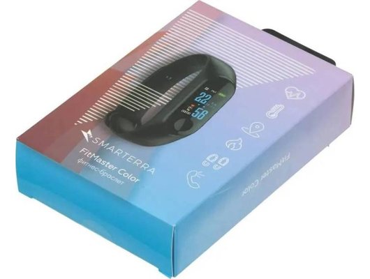 Фитнес-браслет Smarterra Fitmaster Color черный /SMFT-C01B/