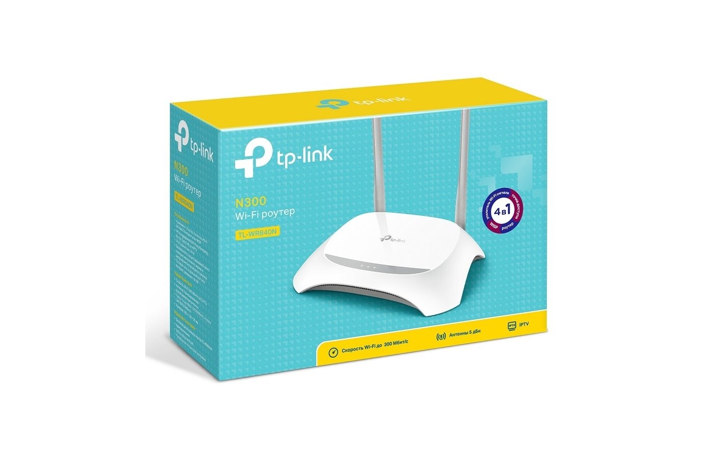 WiFi роутер TP-Link TL-WR840N - купить в интернет-магазине RBT.ru. Цены,  отзывы, характеристики и доставка в Челябинске