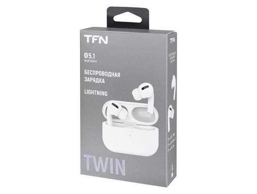 Гарнитуры TWS стерео TFN TWIN WHITE