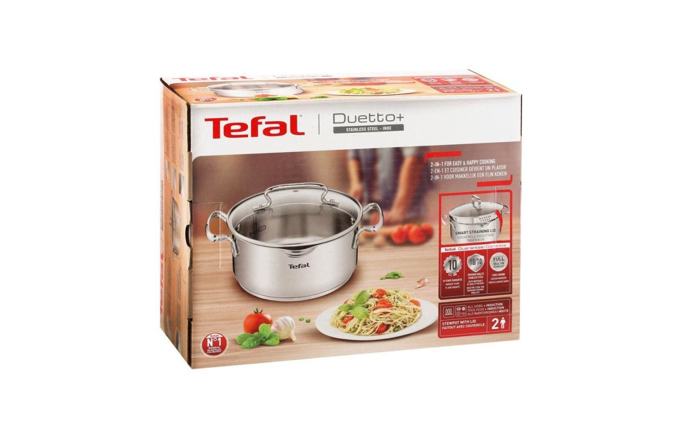 Кастрюля tefal duetto