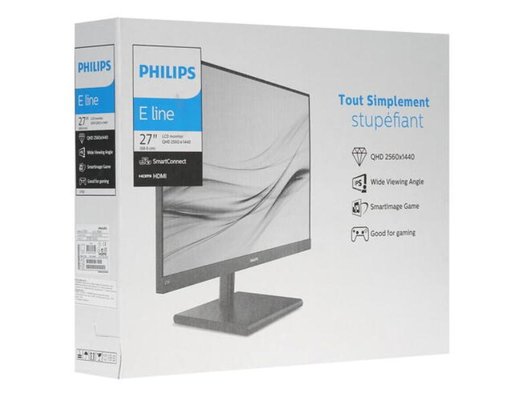 Монитор Philips 275E1S (00/01) черный