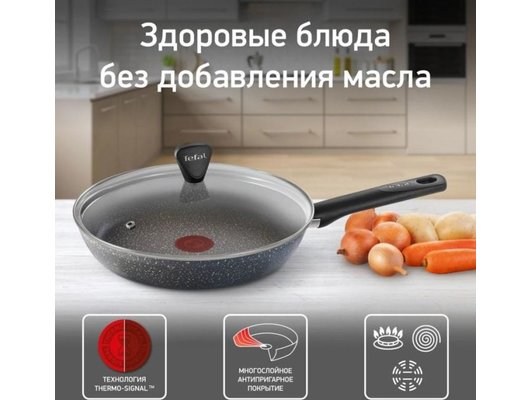 Сковорода TEFAL Natural Cook 24 с кр.